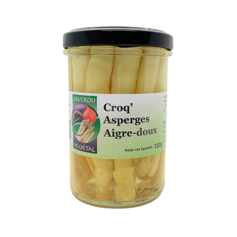 Croq’asperges aigre-doux