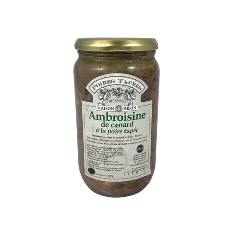 Ambroisine de canard à la poire tapée
