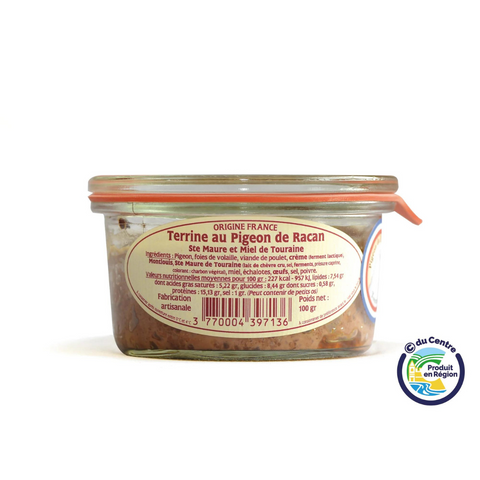 Racan Sainte Maure Pigeon Terrine and Touraine Honey 100 g