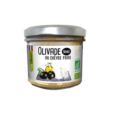 Olivade noir au chèvre frais