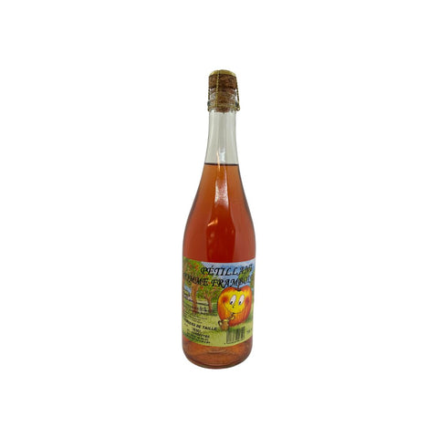 Sparkling apple and raspberry juice 75 cl