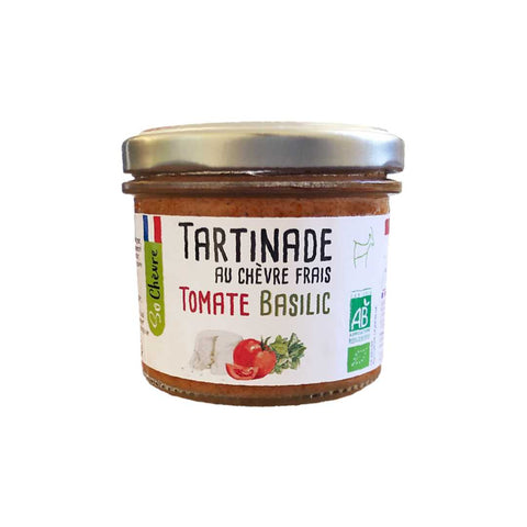 Fresh Goat Cheese Spread Tomato Basil So Chèvre Bio