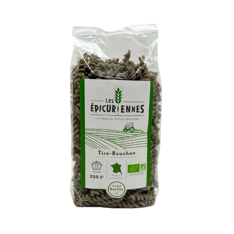 Tire-Bouchon au Basilic - Pâtes semi-complètes  Bio
