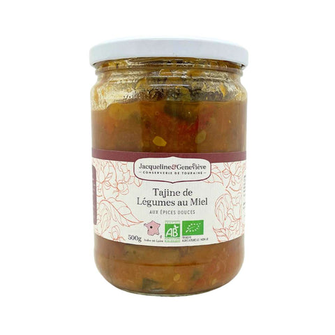 Tajine de légumes au miel et aux épices douces BIO