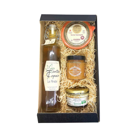 Coffret gourmand Fete des père ouvert 